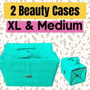 Joy Mangano Better Beauty Cases Delux XL & Medium